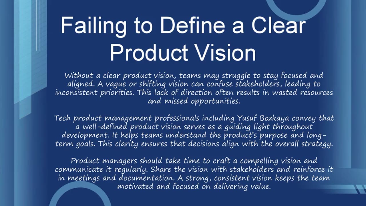 Yusuf Bozkaya | Top Technology Product Management Mistakes and How to Avoid Them