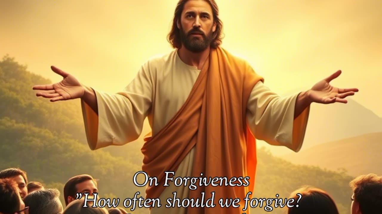 Jesus Message: On Forgiveness.
