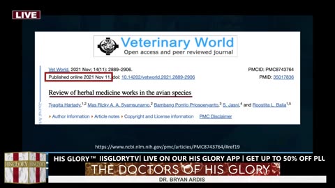 His Glory w Dr. Bryan Ardis The 3 ways humans contract the bird flu& the cures 2-26-25