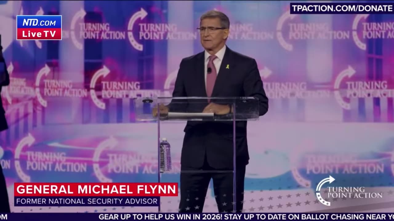 General Flynn speaking at Turning Point USA