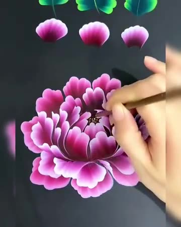 easy nature drawing painting | acrylic painting | nature drawing