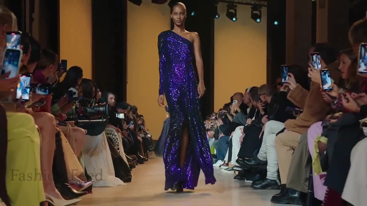 "Elie Saab | Fall/Winter 2024-25 Collection | Paris Fashion Week Highlights"