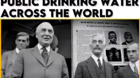 THE KNOWN POISON IN PUBLIC DRINKING WATER ACROSS THE WORLD