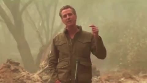 GAVIN Newscum campaign video dropped CALIFORNIA #WILDFIRES #DEW #LASERS #TREASON