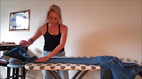 ASMR  Relaxing ironing session with fan ♨️ no talking