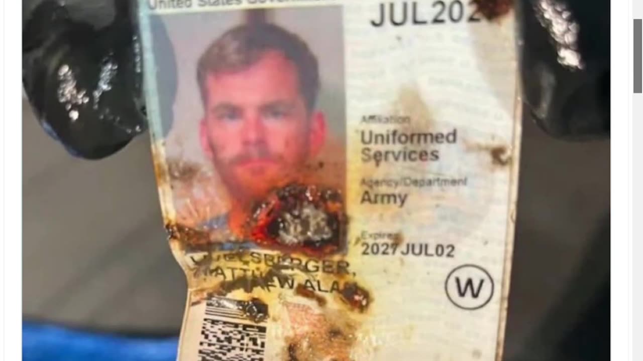 Las Vegas: This survived, but his body burned beyond recognition