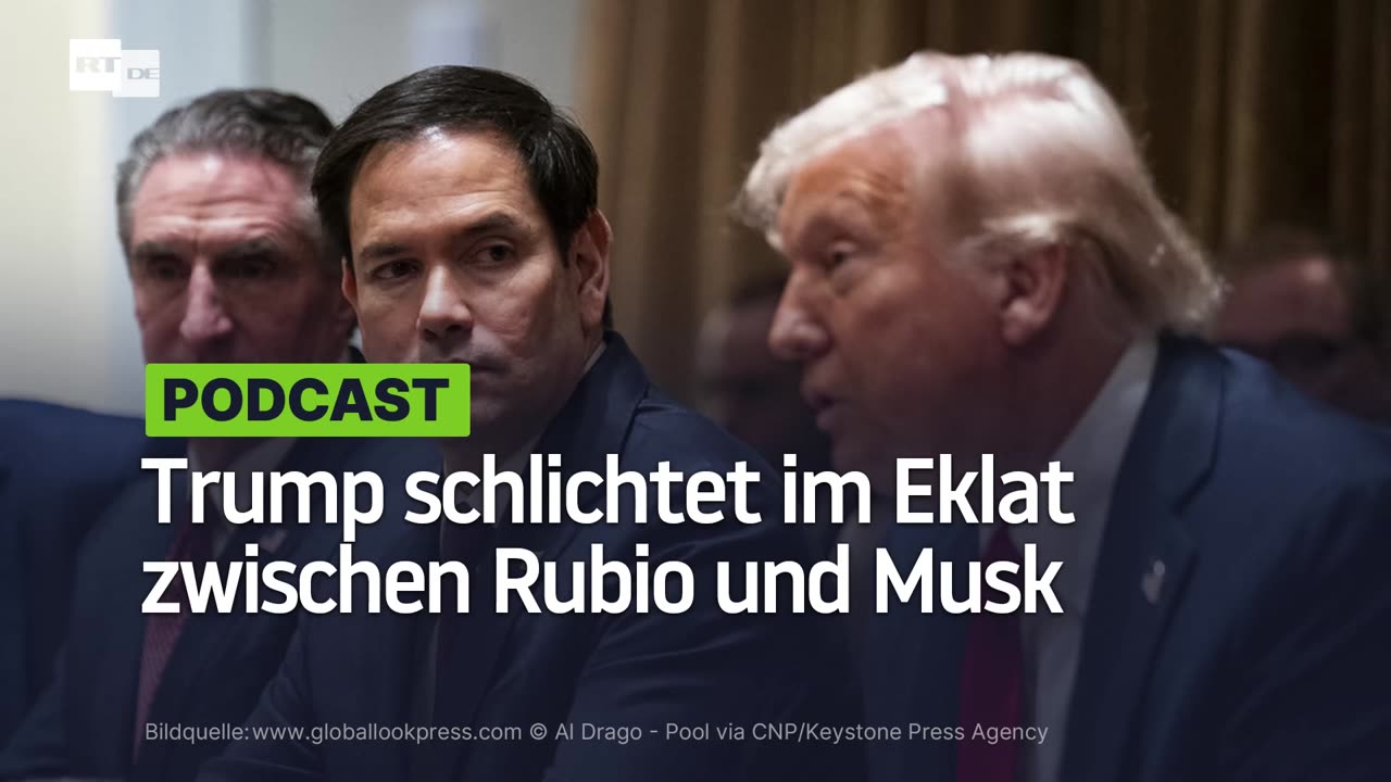 Konkurrierende Egos: Trump schlichtet im Eklat zwischen Rubio und Musk