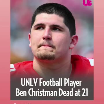 Rip to ben christman football player dead at 21 Rip to him 🙏🕊🪦🕯
