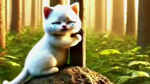 🐱 A Mother's Love Never Fades: The Cat and the Kind Rabbit ❤️🐰