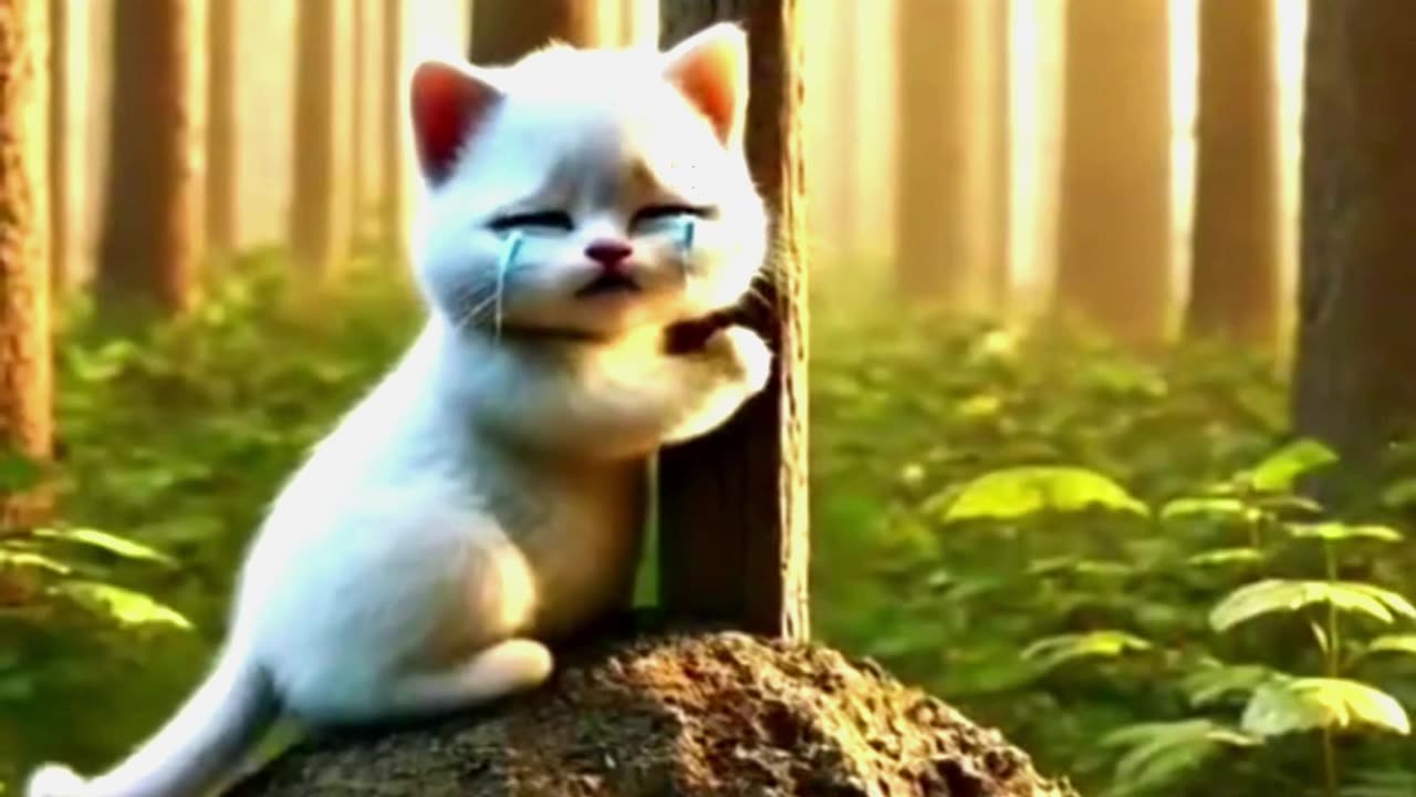 🐱 A Mother's Love Never Fades: The Cat and the Kind Rabbit ❤️🐰