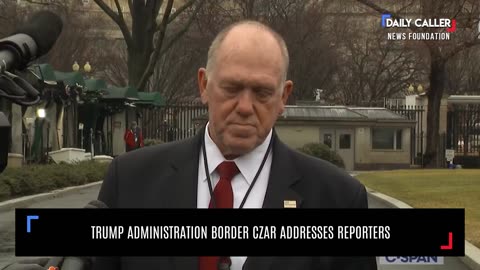 Trump Administration Border Czar Addresses Reporters