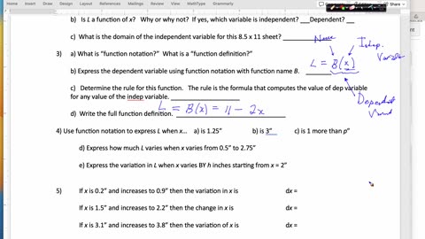 MAT 270 Fri Jan 17: Functions & Constant Rate Intro