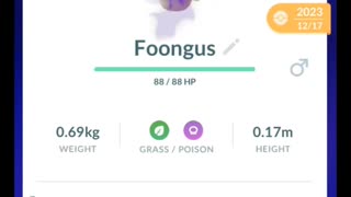 Pokémon GO-Evolving Shadow Foongus