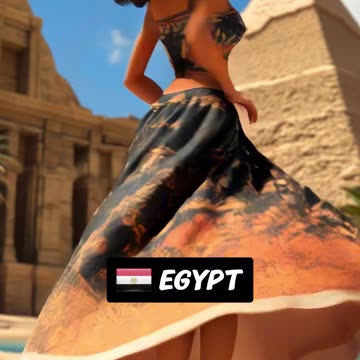 Countries as Disney Pixar Princesses 👸 #shorts #midjourney #ai