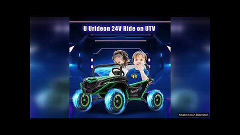 XXXL Kids Ride on Cars Truck 24V 10AH 4WD Kids UTV2 Seater Review