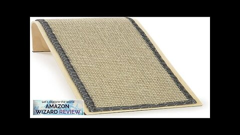 SmartyKat Sisal Angle Cat Scratch Ramp Includes Catnip Natural One Size Review