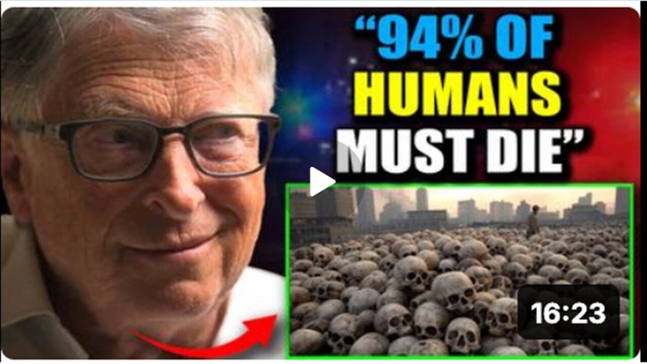 Bill Gates| Predicts Black Swan Event |Will Depopulate 94% of Global Population