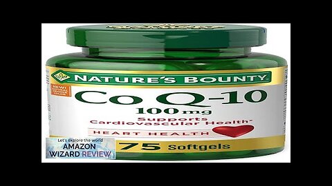 Nature's Bounty CoQ10 Helps Maintain Healthy Blood Pressure 100 mg Rapid Release Review