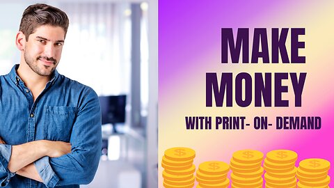 How to make money online with print -on-demand