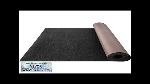 VEVOR Marine Carpet 6 x 30 ft Boat Carpeting Charcoal Black Marine Review