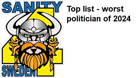 Top List - Worst Politician of the Year