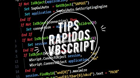 Todos los tips rapidos en VBScript