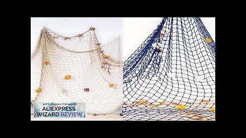 Fishing Net Navy Wall Hangings Studio Prop Room Home Decor Mediter Sea Review