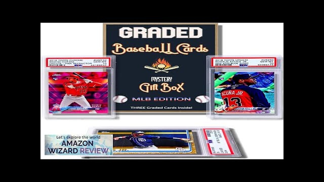 Three Graded Baseball Cards Mystery Box: MLB Edition │Three Premium PSA/BGS Graded Review