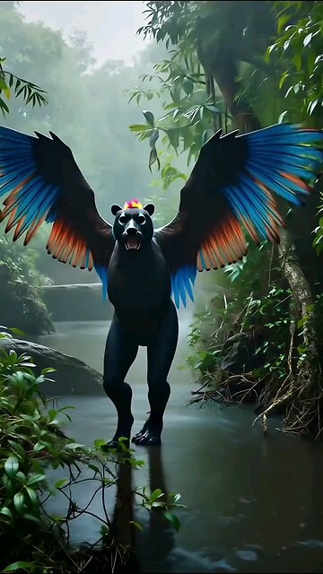 Animal and bird combination