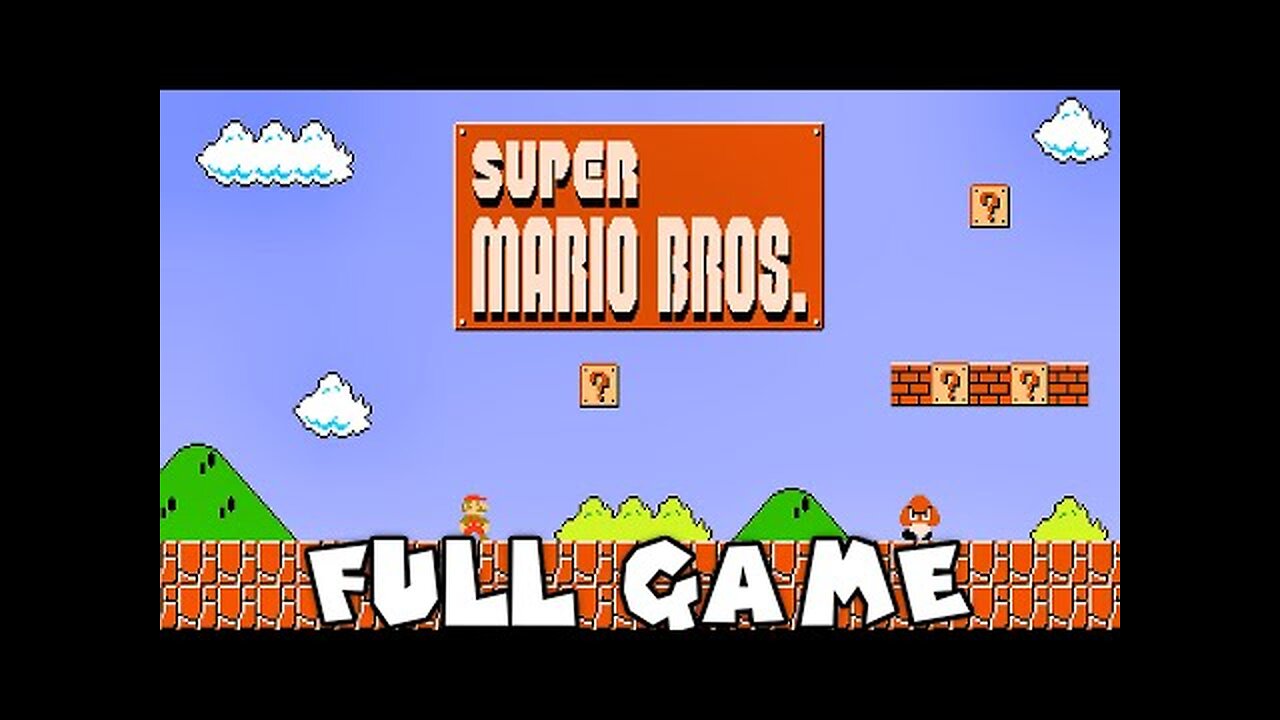 SUPER MARIO BROS. (1985) Gameplay Walkthrough FULL GAME (4K 60FPS) No Commentary