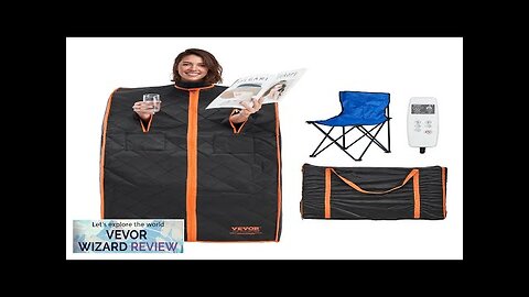 VEVOR Sauna Blanket for Detoxification 1050W Portable Far Infrared Sauna Tent Review