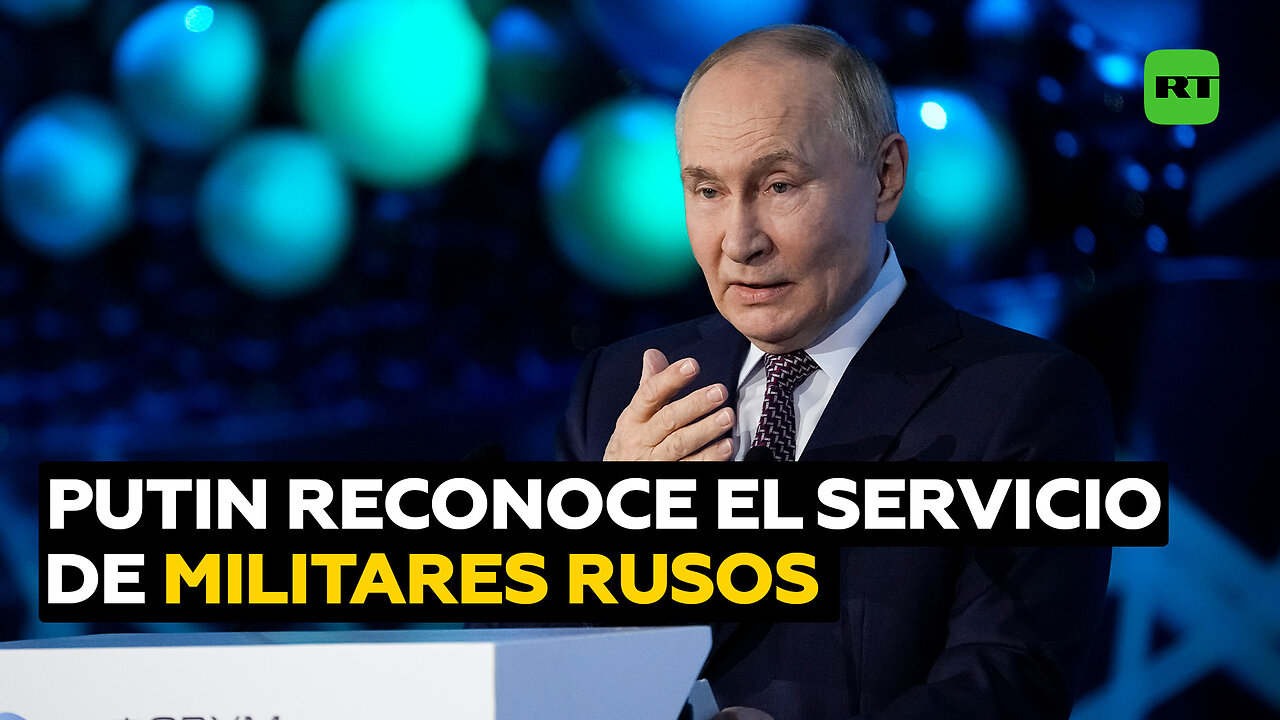 Putin a los militares: "Ustedes están en guardia protegiendo a Rusia"