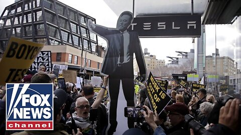 'Resistance' Dems ramp up profanity, vandals target Tesla