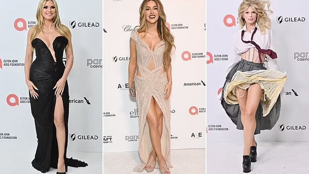 Heidi Klum, Chrishell Stause Dazzle at Oscars Party