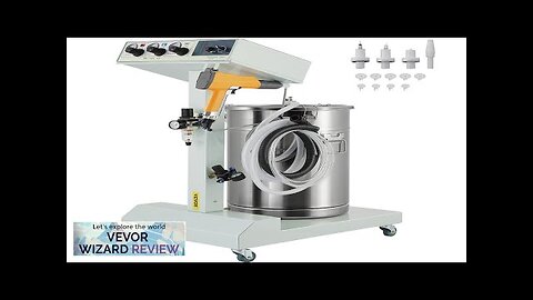 VEVOR 40W 50L Electrostatic Powder Coating Machine with Spraying Gun Paint 550g Review