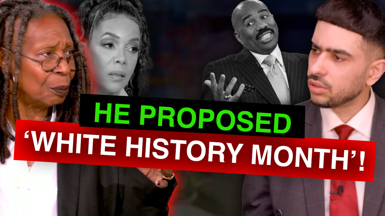 He STUNNED The Hosts with 'White History Month' Proposal!