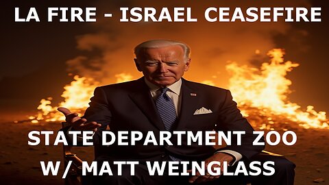 LA FIRE/ISRAEL CEASEFIRE/STATE DEPT SCENE- W/ MATT WEINGLASS - ACTIVIST, WRITER, DIRECTOR, PRODUCER.