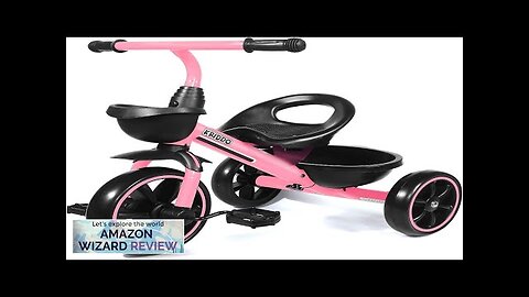 KRIDDO Tricycle for 2-5 Year Olds Pink Toddler Trike With Gift Review