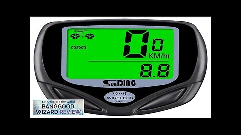 Sunding SD-546C Bike Computer Wireless Stopwatch Bicycle Speedometer Computers Bike Cycling Review