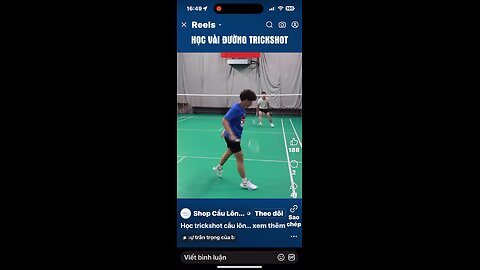 trickshot badminton