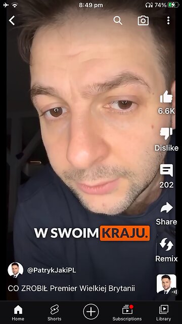 In polish : Patryk Jaki : Kier Starmer meme