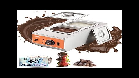 VEVOR Chocolate Tempering Machine 9 Lbs 2 Tanks Chocolate Melting Pot Review