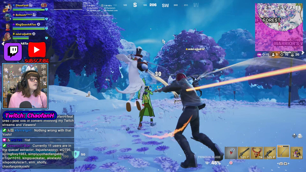 Chaotic Fun with Dad: Fortnite Viewer Squad highlights | ChaofanH on Twitch