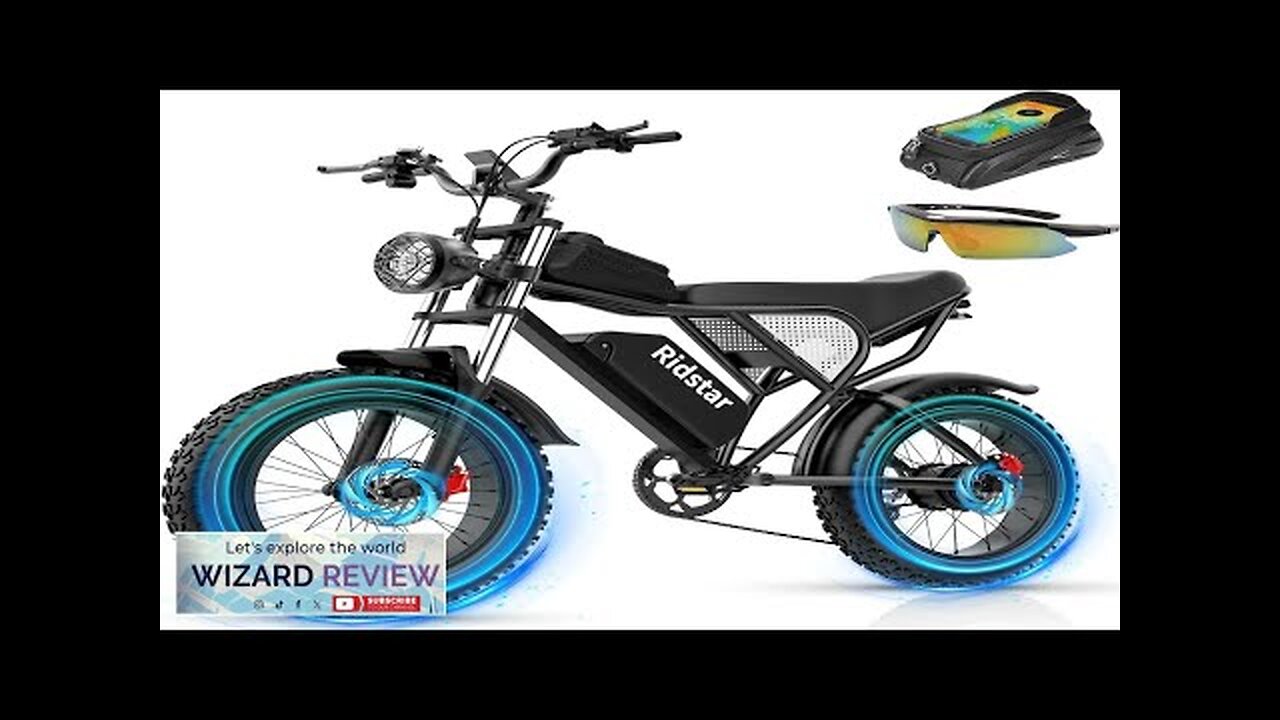 Electric Bike for Adults Q20 2000/1500W 37/30MPH52V 40AH48V/20AH E-Bike30-180 Miles Review