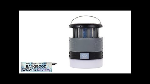 Portable Solar Camping Light Multifunction Mosquito Lamp USB Rechargeable LED Lantern Multi Review