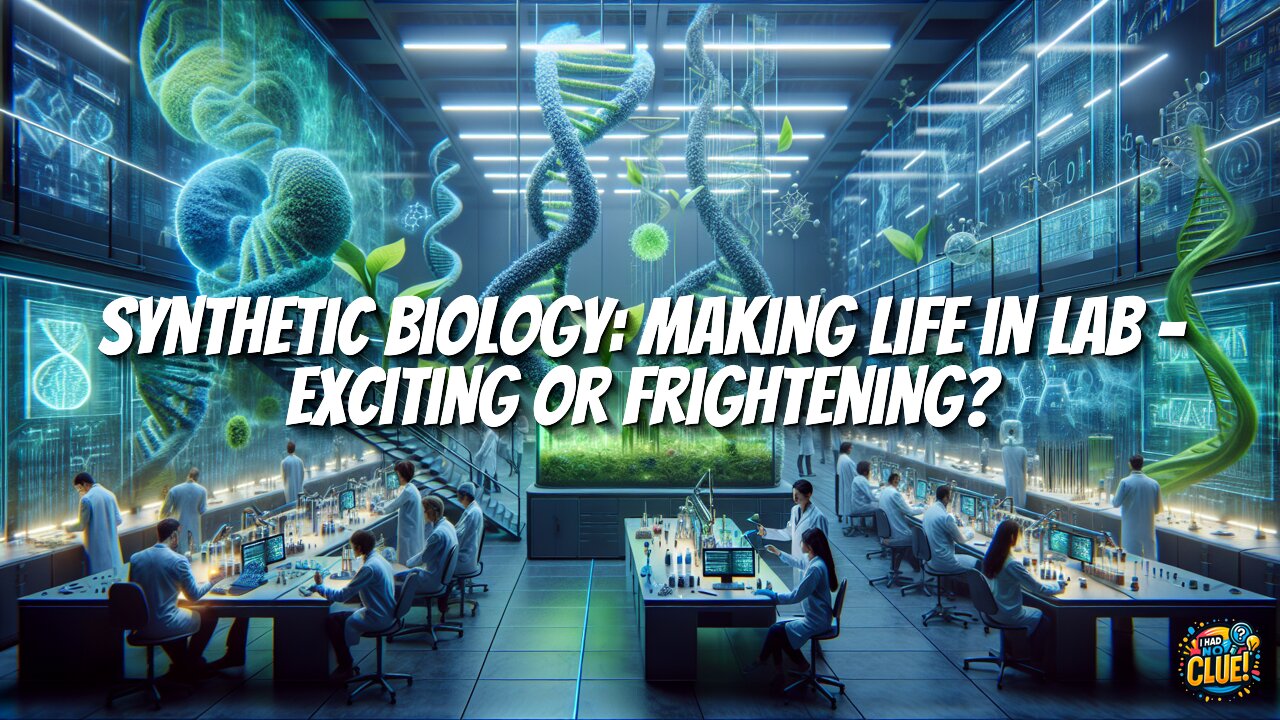 Synthetic Biology: Making Life in Lab - Exciting or Frightening?