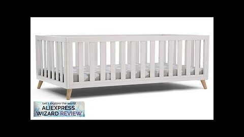 Delta Children Essex 4-in-1 Convertible Baby Crib Bianca White with Natural Legs，Multiple Review