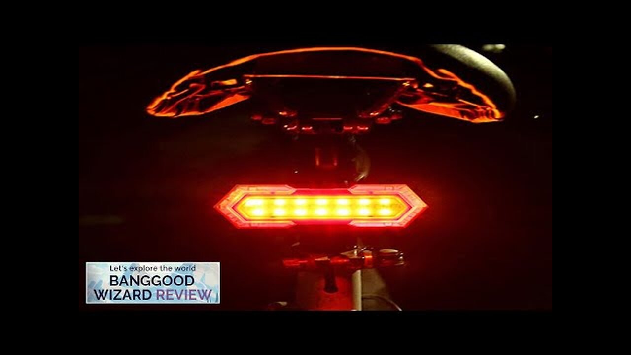 Wireless Bike Taillight 800mAh Battery Waterproof 5 Light Modes 180° Lighting Easily Review