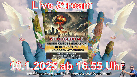 Live stream on January 10th, 2025 from Frankfurt am Main
