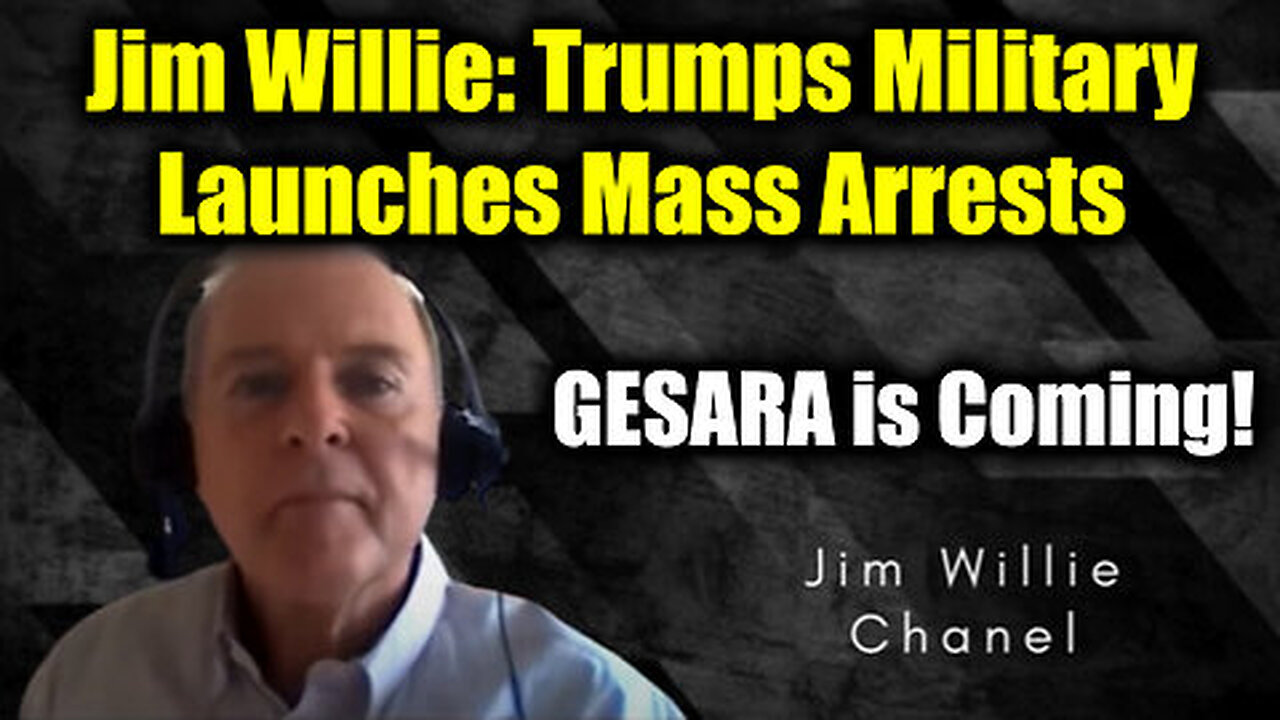 Dr Jim Willie- Trumps Military Launches Mass Arrests - GESARA is Coming!